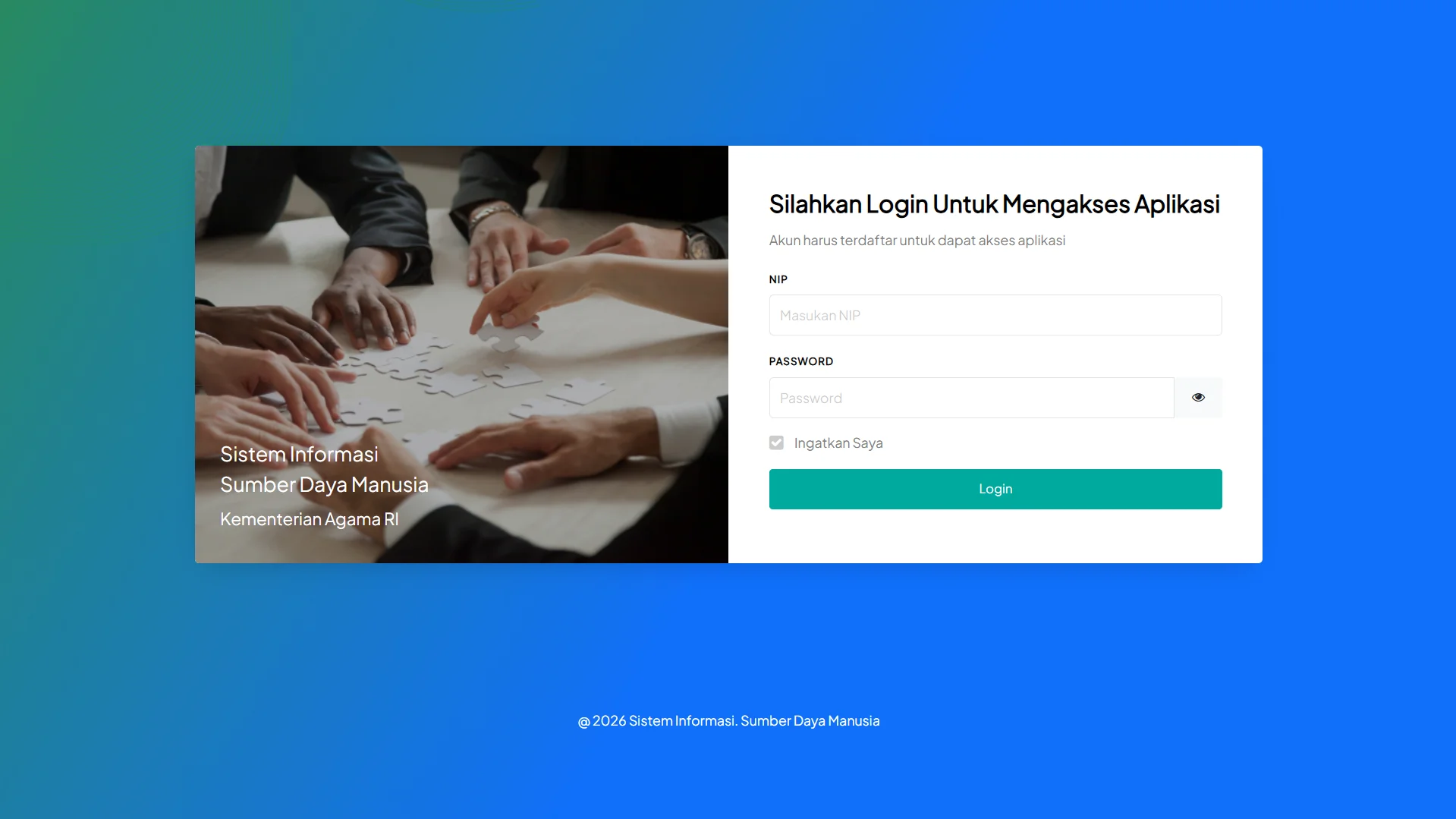 SIMSDM Kementerian Agama